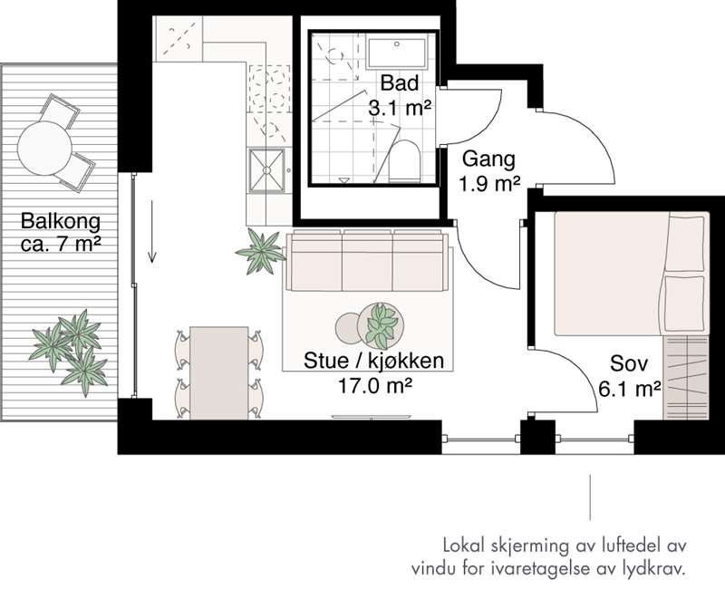 Plantegning 1
